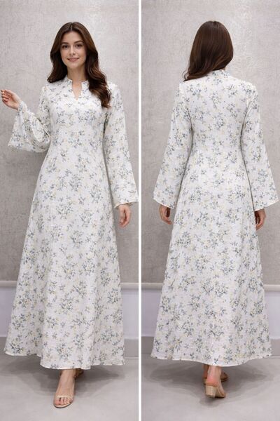 ELLA Kuwaiti cotton embroidered jalabiya for special occasions