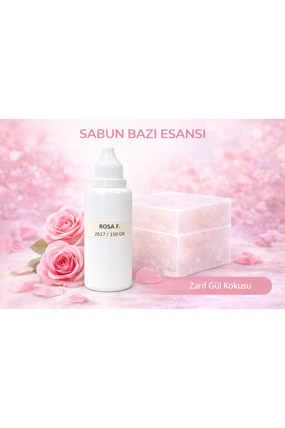 Organik Hekim ROSA F. Sabun Bazı Esansı 150 Gr (Zarif Gül Kokusu – El Yapımı ...