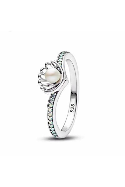 Hector&Co. Jewellery S925 Prenses Ariel Deniz Kabuğu İncisi Yüzük