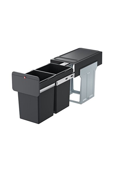 Saatistan Çiftli 14 Litre Dolap İçi Çöp Kovası Seti, Pratik ve Şık Tasarım