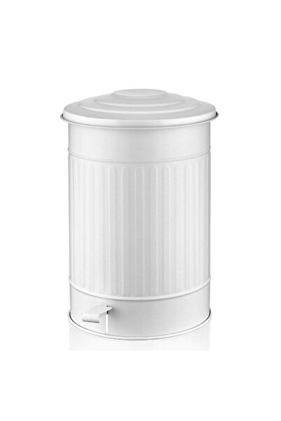 Saatistan Büyük Boy Galvaniz Çöp Kovası, 37 lt, 50x40 cm, şık ve dayanıklı