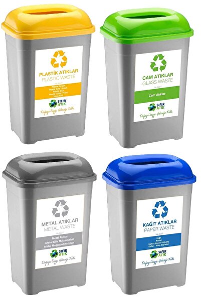 Saatistan 50 LT Plastik Atık Kutusu, Geri Dönüşüm ve Sıfır Atık Çözümü