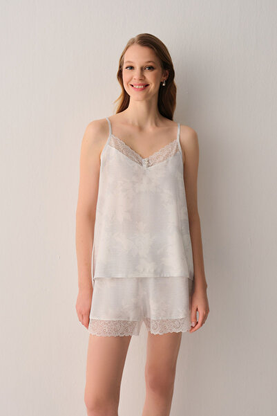 SUWEN Siamore Atlet Şort Pijama Takımı