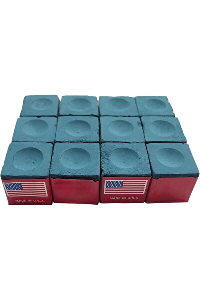 Imperial Master Billiard Pool Chalk Box, 12 Cubes