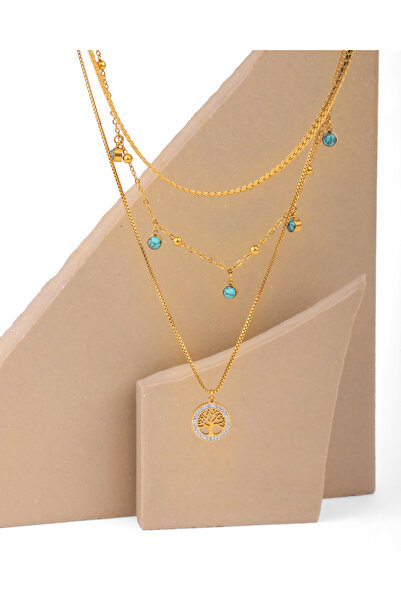 TAAHIRA Dream Triple Layered Necklace