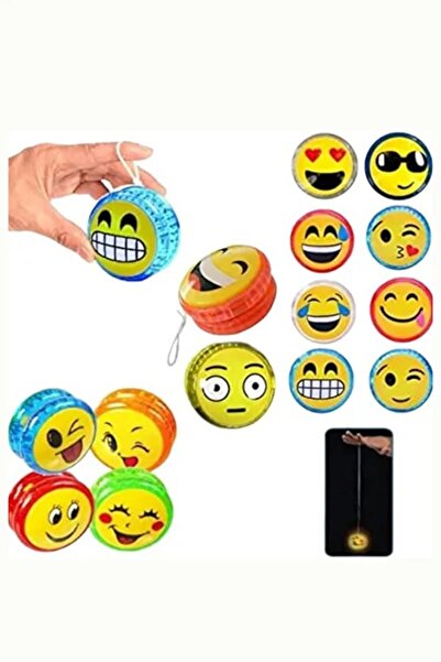 MyClean Led Işıklı Yanıp Sönen Rengarenk Yoyo İpli Topaç Çek Bırak Denge Yoyo...