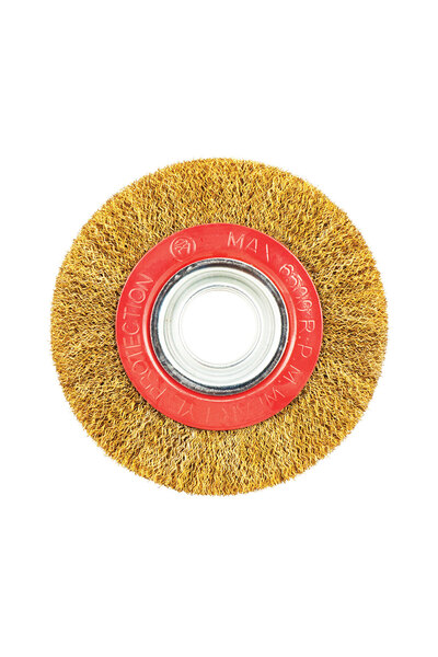 Tomax Fringed Circular Wire Brush 150 X 25 mm