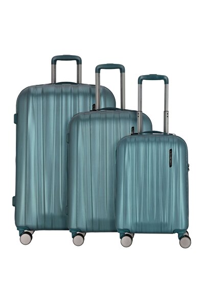 Polestream Moonrock 4 Rollen Kofferset 3-teilig mit Dehnfalte