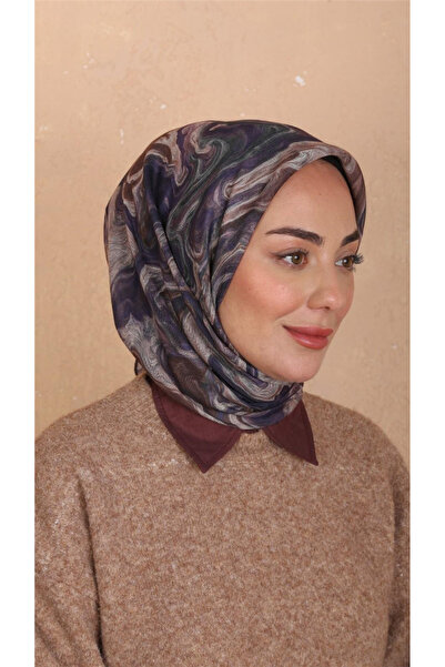 locella Lo'cella Pamuklu Soft Eşarp 4535-3 Mor