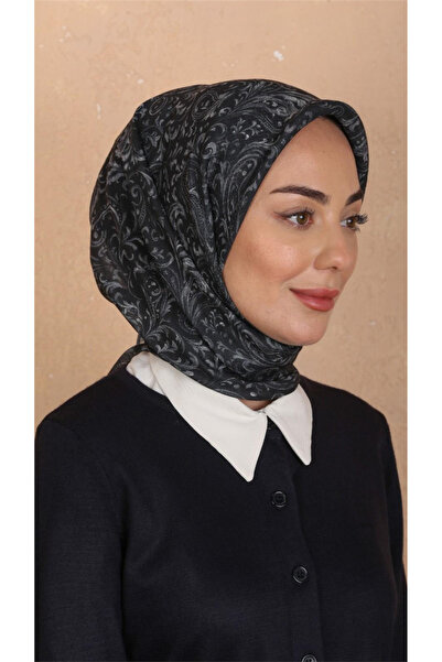 locella Lo'cella Pamuklu Soft Eşarp 4536-12 Siyah