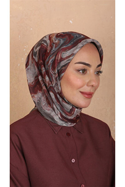 locella Lo'cella Pamuklu Soft Eşarp 4535-7 Bordo