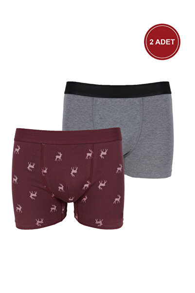 koza iç giyim Ανδρικό μπόξερ 2 συσκευασιών βαμβακερό Lycra