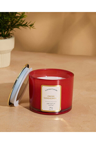 REDTAG Fresh Sandalwood Candle With Lid (10oz)