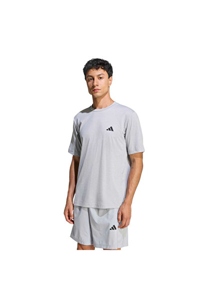 adidas Workout Essentials Feelready Men's Gray Round Neck T-Shirt