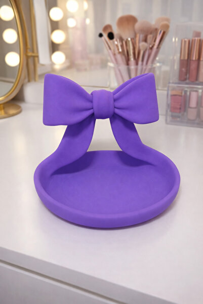 Vescarri Bowknot Detailed Jewelry Bowl – Coquette Aesthetic Decorative Catch-...