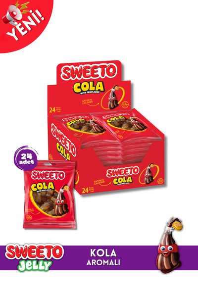 SWEETO Jelly Kola / Cola 24'lü Kutu