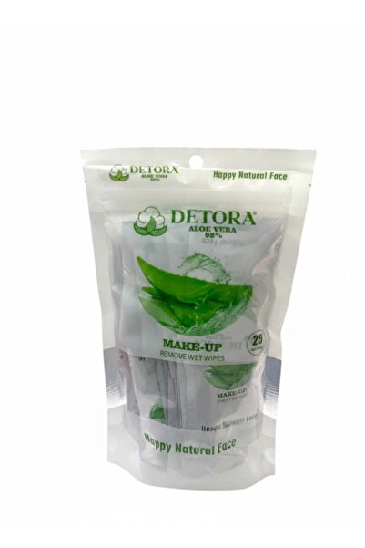 DETORA 3 packs of makeup remover wipes (each pack contains 25 wipes)