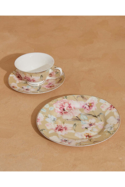 REDTAG طقم إفطار بيج بنقشة زهور (3 قطع)