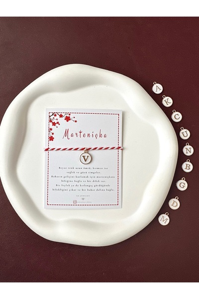 the canelif accessories Marteniçka Bracelet with Card - Adjustable, Special D...