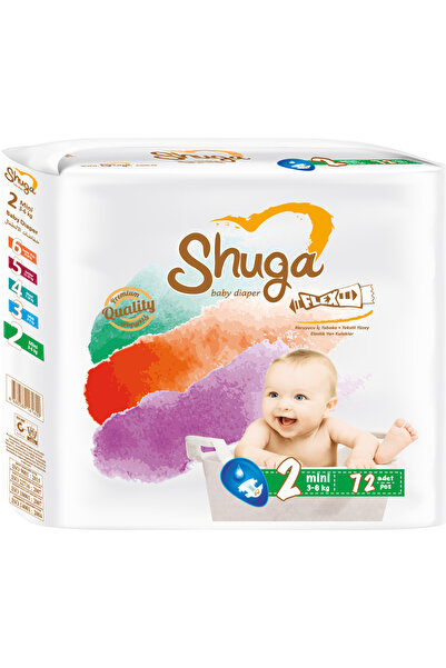 Shuga Baby Diaper Avantajlı Paket 2 numara 72 adet