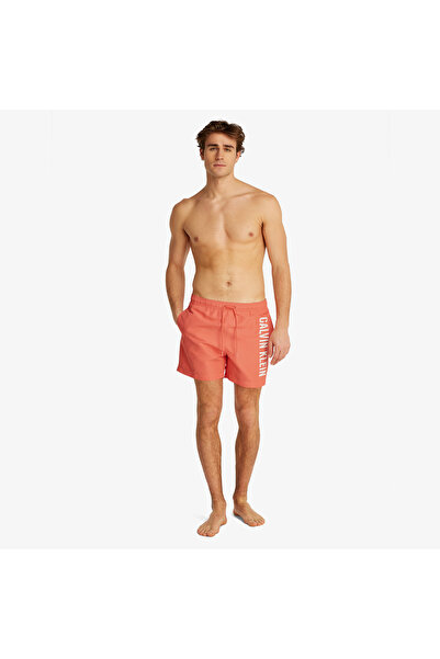 Calvin Klein Medium Drawstring Erkek Pembe Mayo