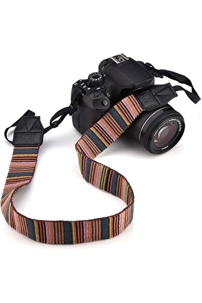 AZT Retro Vintage Omuz Boyun Askısı Canon Nikon Sony Fujifilm Olympus - Model No.6