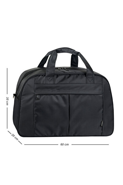 barberri حقيبة سفر رياضية مبطنة بالكامل من الفئة الأولى مع ملحقات حديدية مغطا...