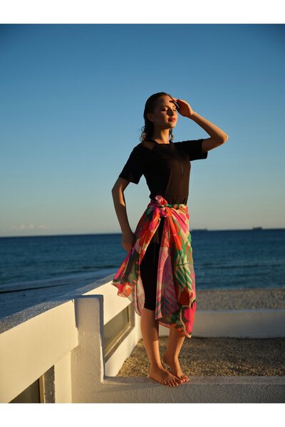 ALFASA Patterned Skirt Pareo - Alf7104