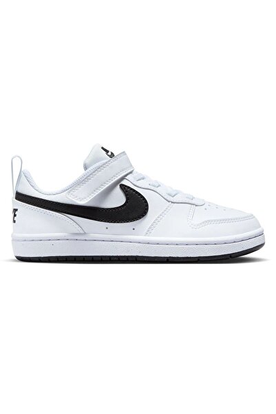 Nike White Boy's Court Borough Low Recraft Sneakers