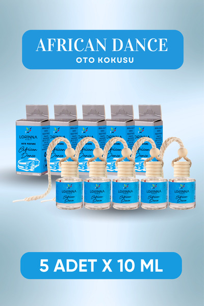 Lorinna Paris African Dance Parfümlü Oto Kokusu 5x10 ml