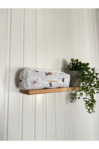 efsunkar Pofuduk Kapitoneli Fermuarlı Kalem Kutusu - Ayıcık Figürlü Organizer...