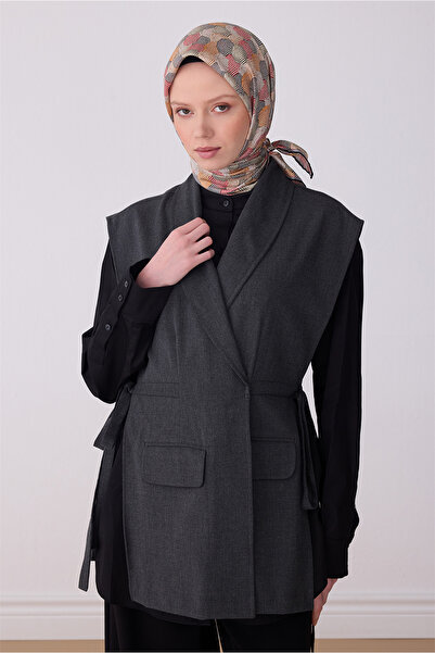 Belli Eșarfă din mătase twill 100% cu model Blue Object 4313-06