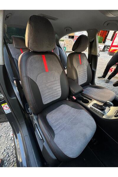 AKINCI غطاء مقعد السيارة لفولكس فاجن باسات B7 كونفورتلاين 2011-2014 مع مسند ظ...