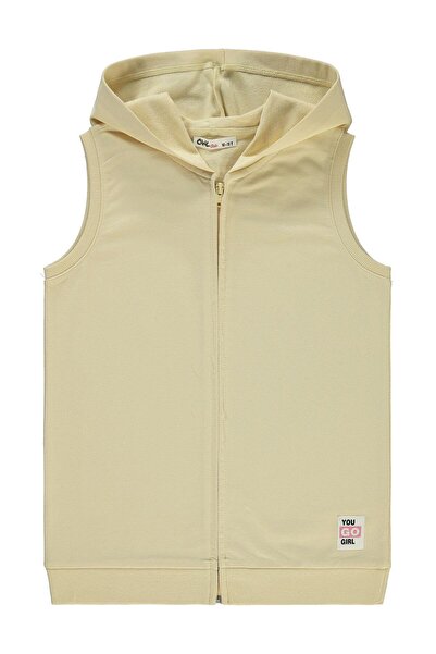 Civil Girls Basic Vest for Ages 10-13 - Yellow for Ages 13-14