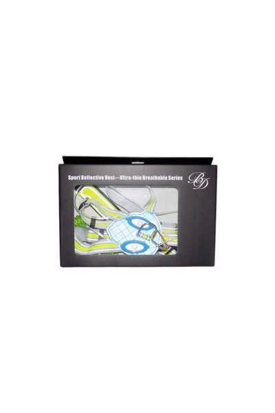 B&D سترة أمان عاكسة – ملابس عمل عالية الوضوح للاستخدام ليلاً ونهاراً