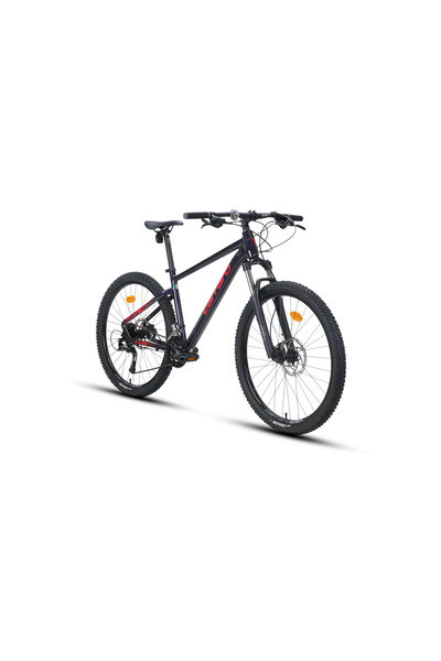Carraro CRX 724 27,5" 24-V HD Dağ Bisikleti - Karanlık Mor-Kırmızı - 44 Cm