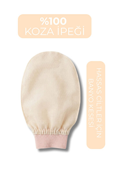 Oinone %100 Doğal Koza İpeği Kese – Hassas Ciltler İçin İpek Banyo Duş Kesesi...