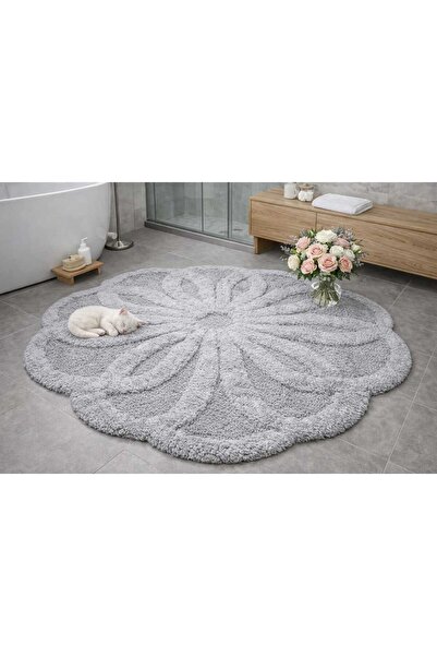 HOMEMOME سجادة دائرية ديزي 120 سم × 120 سم