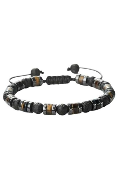 OutfitModa Brățară din lavă și hematit