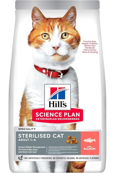 Hill's SP Somon Kısırlaştırılmış Yetişkin Kedi Maması 8+2 KG
