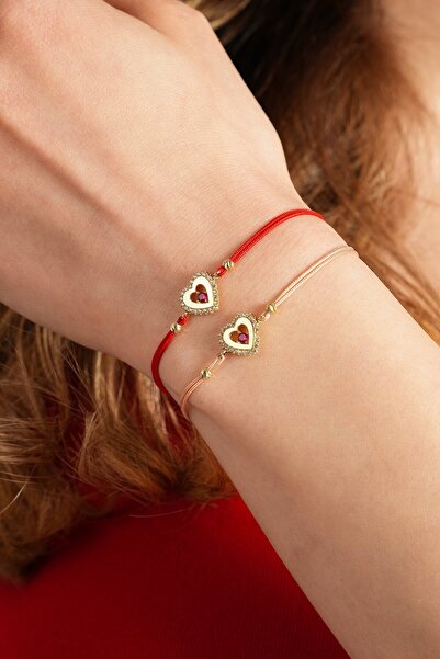 Kolyecik 14 Ayar Kalp Bileklik