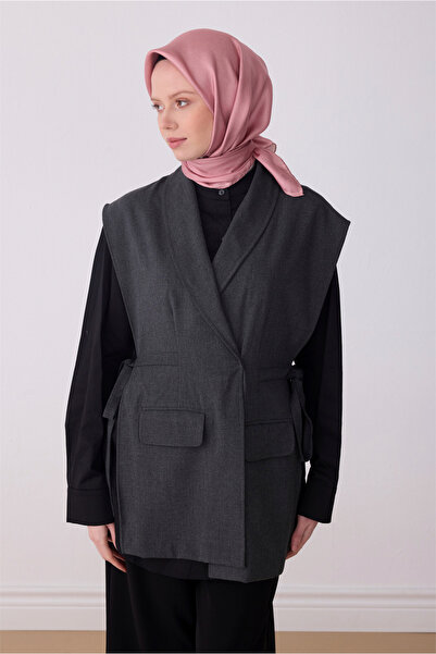 Belli Eșarfă roz cu model clasic, 100% mătase twill 4305-84