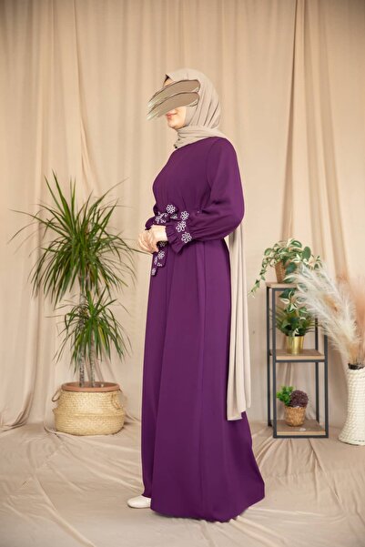 Nissra Ankanoor Cuff and Belt Daisy Embroidered Dress Anka265136