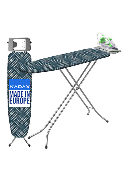 KADAX Ironing Board 110x30cm - Durable Steel & Cotton Cover