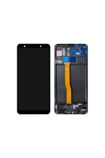 CEPAKS Samsung Galaxy A7 (2018) - A750 Lcd Screen Touch and Frame Case Set