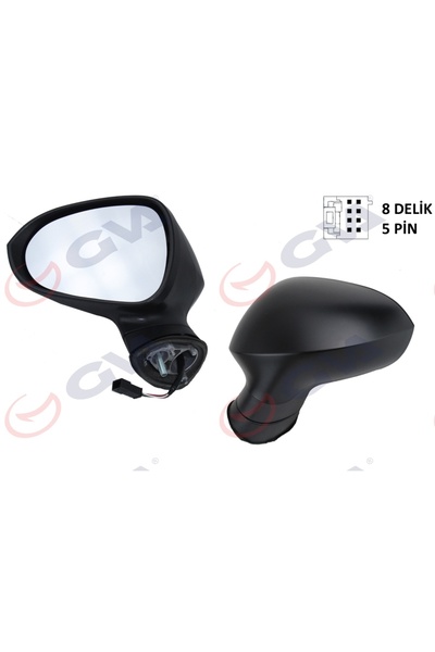 GVA 1061531 Dış Dikiz Aynası Sol Ibıza 08 Elektrikli+ısıtmalı Oem 6j1857507hgru