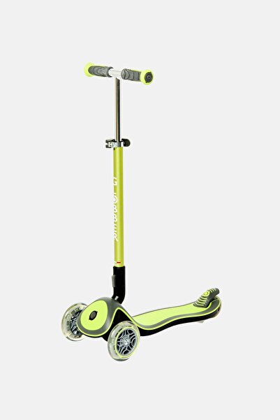 Globber Elite Deluxe Lighting Wheels Scooter, Lime Green