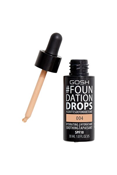 GOSH , Drops, Liquid Foundation, 004, , SPF 10, 30 ml
