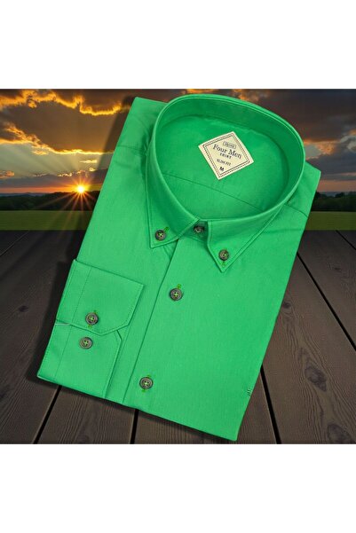 Elines butiq Pamuklu Slim Fit Gömlek