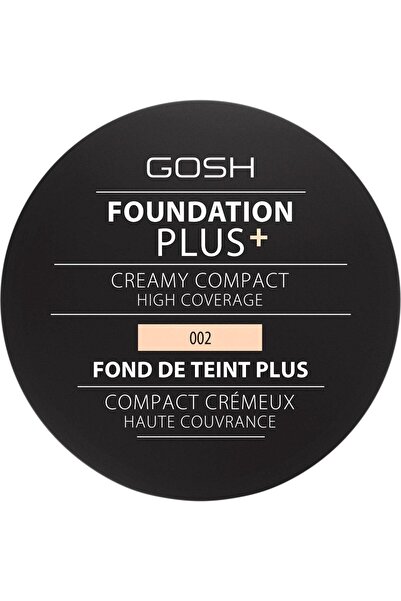 GOSH , Plus, Compact Foundation, 002, Ivory, 9 g